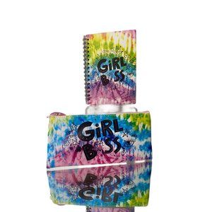 Girl Boss Zipper Pouch w/Mini Spiral Notebook